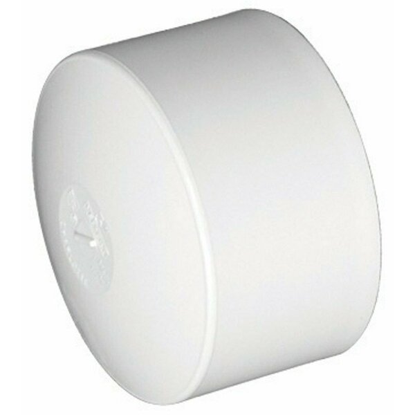 Charlotte Pipe And Foundry CAP PVC DWV 6 in. HUB PVC00116 1400